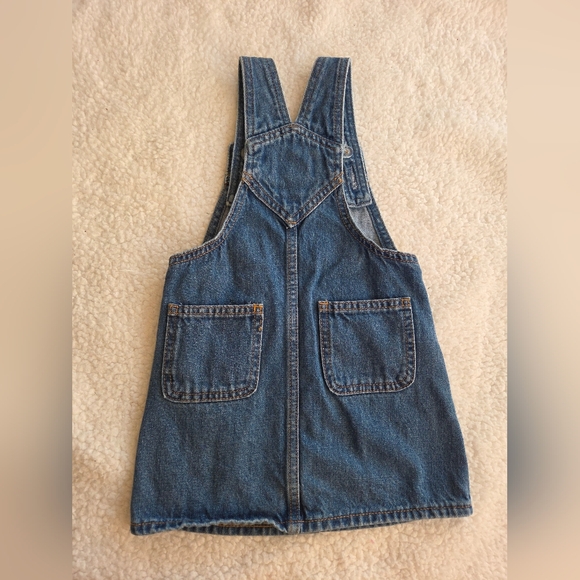 3t Old Navy Denim Overall Bib Dress - Picture 4 of 4